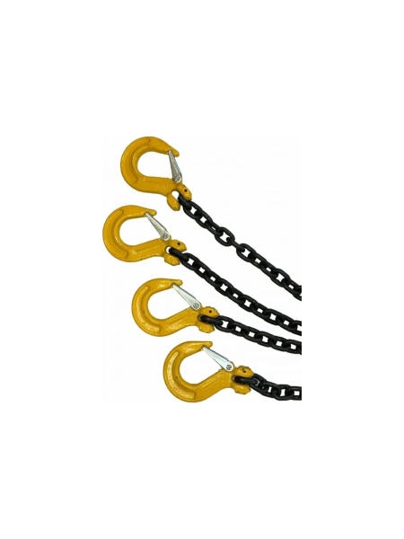 Цепной строп IVITECH 4СЦ - 6,7т/7м звено ОВ увеличенное и укоротители