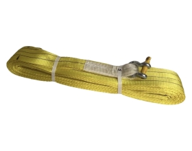 Буксировочный текстильный строп IVITECH 90мм 21т 5м 2 слоя+скоба