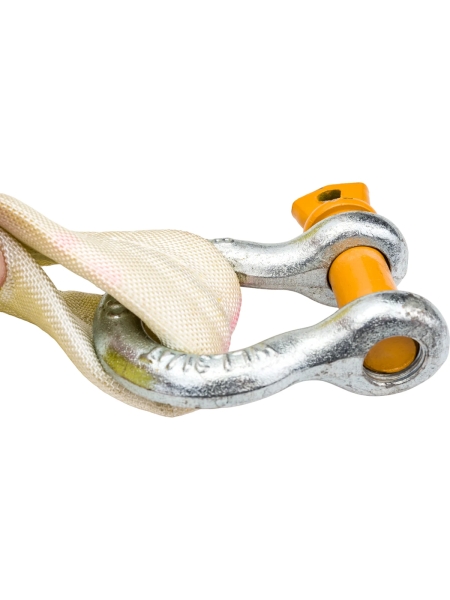 Буксировочный текстильный строп IVITECH 90мм 21т 6м 2 слоя+скоба