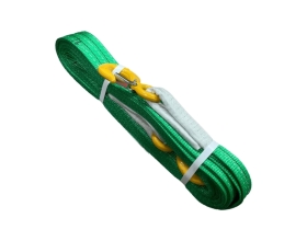 Буксировочный текстильный строп IVITECH 60 мм, 14 т, 5 м, 2слоя, крюк-крюк