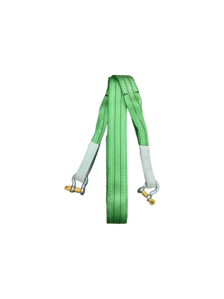 Буксировочный текстильный строп IVITECH 60 мм, 14т, 4м, 2слоя, скоба-скоба