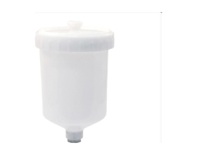 верхний полипропиленовый бачок для краскопультов Jeta PRO (JP60) объемом 0,6л, внутреняя резьба М12 JC600