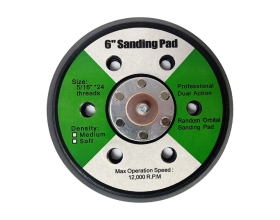 Диск-подошва шлифовальная Jeta PRO d150мм, 6 отверстий жесткая, липучка Velcro, крепление М 5/16/№41 1038A41