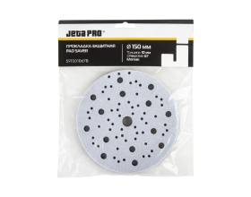 Прокладка защитная мягкая на поролоне 10 мм, черная, на диск-подошву диаметр 150 мм 67 отверстий Jeta PRO 591501067B