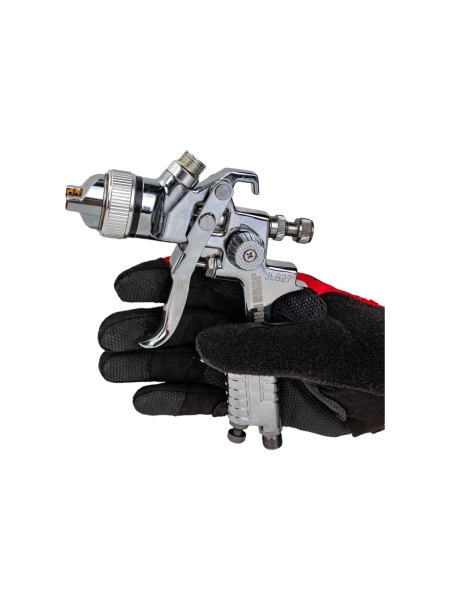 Краскопульт Jeta PRO Домашний мастер сопло 1.7 мм, верхний пластиковый бачок 0.6 л JL827/17 HVLP