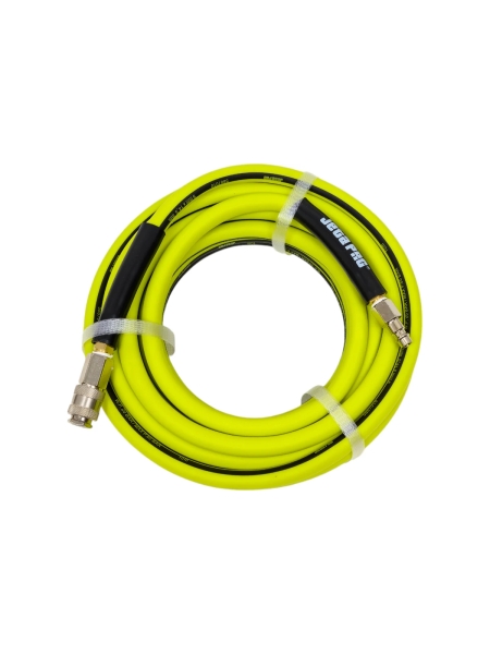 Шланг гибкий ПВХ с фитингами 9x14.5 мм, 10 м, желтый Jeta PRO 5887010