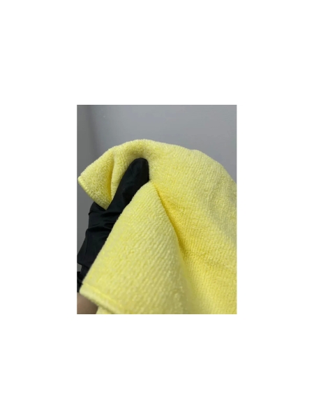 Салфетки полировальные многоразовые Jeta PRO из микрофибровой ткани, 40x40 см, цвет: желтый, 585403
