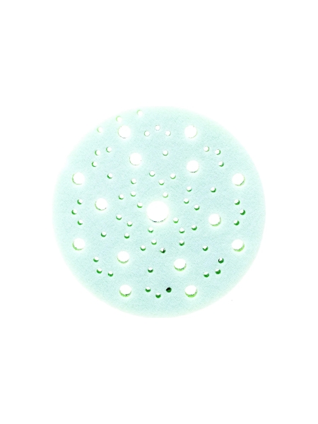 Прокладка защитная средней жесткости на поролоне 10 мм, зеленая, на диск-подошву диаметр 150 мм 67 отверстий Jeta PRO 591501067G