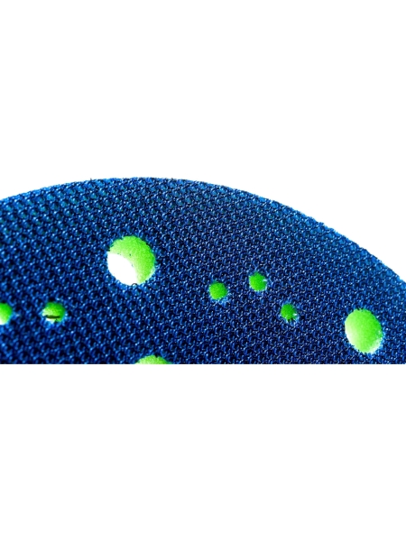 Прокладка защитная средней жесткости на поролоне 10 мм, зеленая, на диск-подошву диаметр 150 мм 67 отверстий Jeta PRO 591501067G