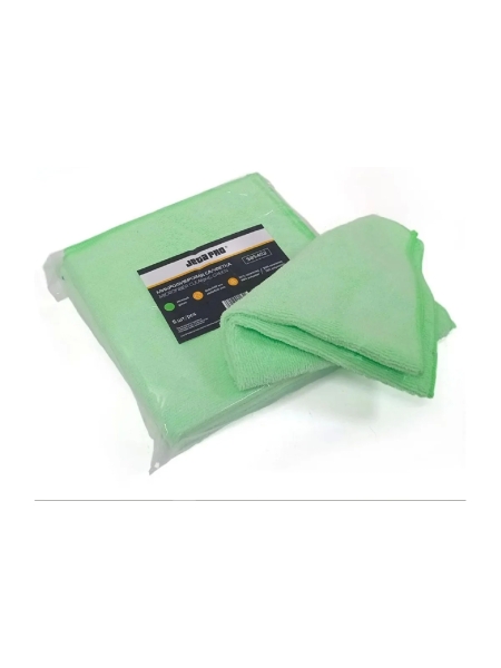 Салфетки полировальные многоразовые Jeta PRO из микрофибровой ткани, 40x40 см, цвет: зеленый, 585402