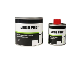 Грунт-наполнитель + отвердитель Jeta PRO 5:1, акриловый, серый, 0,5+0,1л 5758 grey/0,5