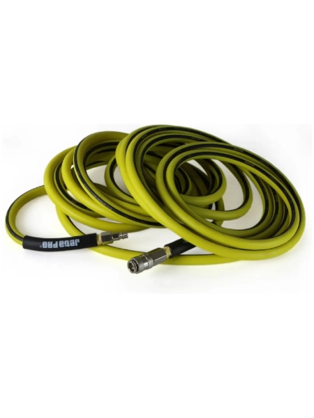 Шланг гибкий ПВХ с фитингами 9x14.5 мм, 10 м, желтый Jeta PRO 5887010