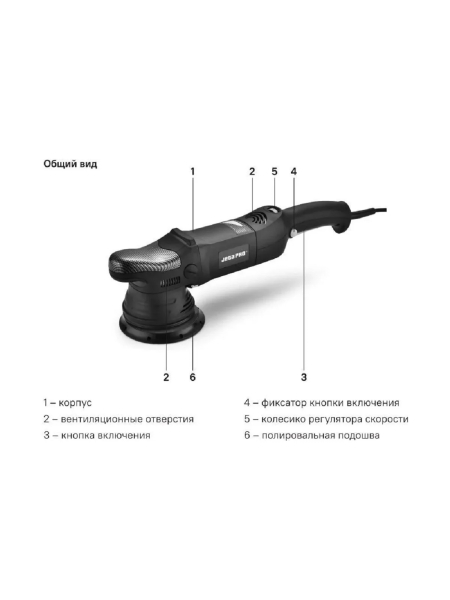 Полировальная машинка с орбитальным типом движения Jeta PRO 21 мм J4121