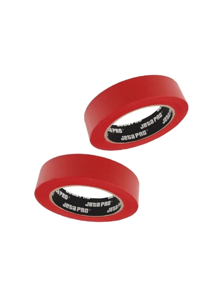 Лента маскирующая Jeta PRO Red водостойкая, уст. УФ, 90С-60 мин, красная, 19ммx40м 12 шт 58390/19