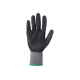 Перчатки из полиэфирной пряжи c рельефным латексным покрытием Jeta Safety р. 9/L, серый/черный JL061/L
