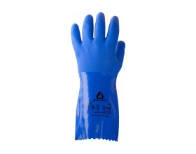 Защитные химические перчатки с покрытием из ПВХ Jeta Safety размер M/8 JP711-M
