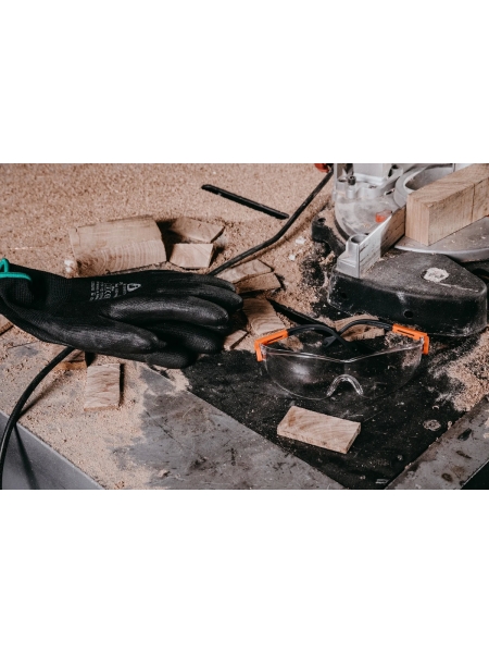 Перчатки для точных работ Jeta Safety 3 пары, с полиуретановым покрытием, разм.М/8 JP011w-M