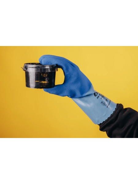 Многослойные латексные перчатки Jeta Safety на хлопковой основе (1 пара) JCH-871-XXL
