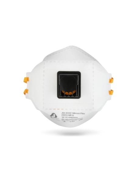 Респиратор Jeta Safety с клапаном FFP3 в инд.упаковке, трехпанельный, JM-9332