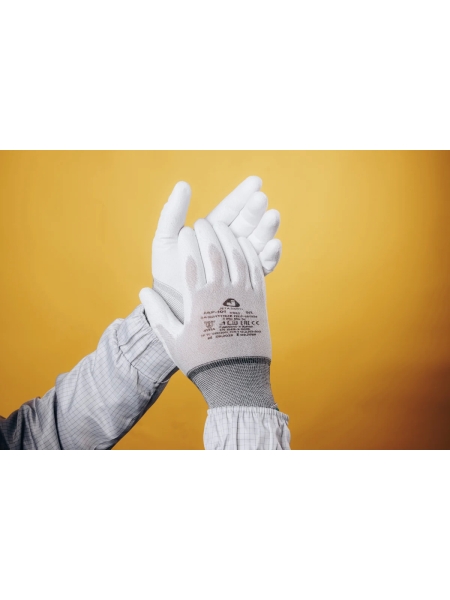 Антистатические перчатки с пу покрытием Jeta Safety размер 10/XL JAP-101-XL