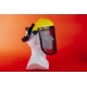 Защитный лицевой сетчатый щиток Jeta Safety (козырек+сетка) Vader, JVS-101