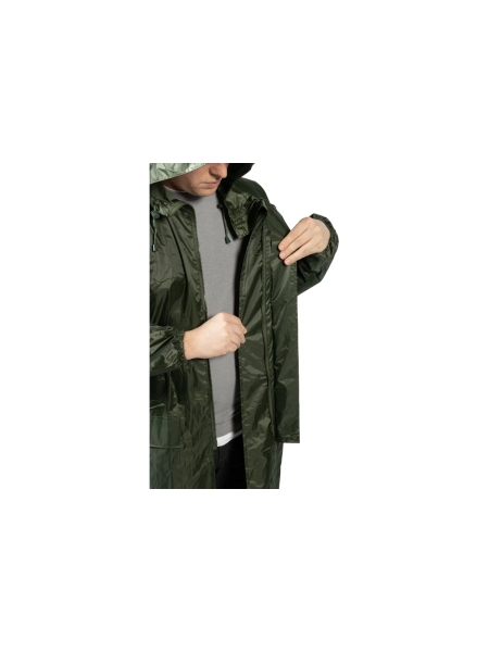 Плащ-дождевик из ПВХ Jeta Safety хаки, р. M/48-50 JRC-101g-M