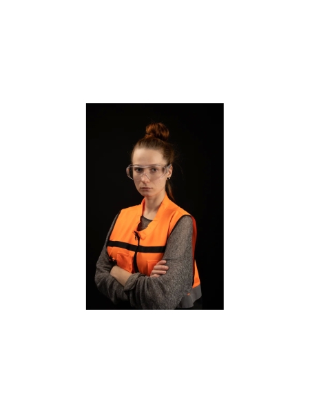 Очки от запотевания Jeta Safety с регулировкой дужек и боковой защитой, открытые JSG-3911