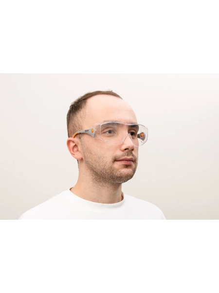 Очки от запотевания Jeta Safety с регулировкой дужек и боковой защитой, открытые JSG-3911