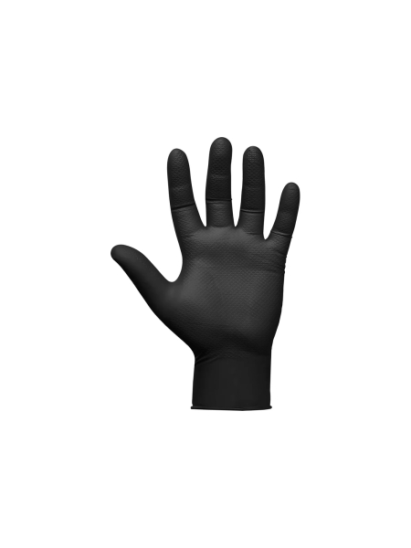 Нескользящие одноразовые нитриловые перчатки Jeta Safety JSN10NATRIXBL09-L JSN NATRIX, размер 9/L, черные JSN 10 NATRIX BL 09/L