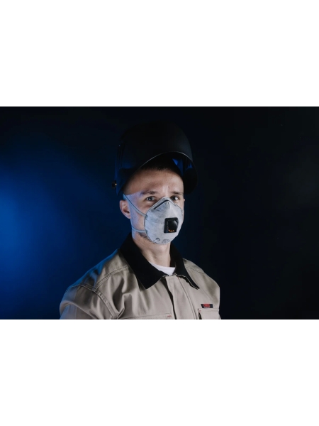 Респиратор Jeta Safety угольный FFP2 с клапаном (10 шт.), чашеобразный, JM-8626