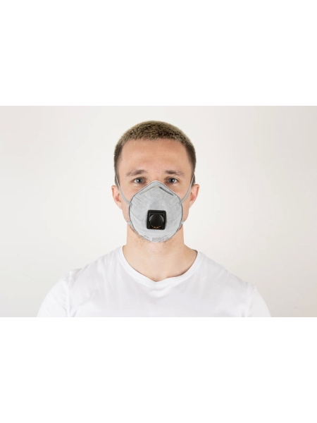 Респиратор Jeta Safety угольный FFP2 с клапаном (10 шт.), чашеобразный, JM-8626
