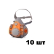 Фильтрующая полумаска  из силикона, размер S, 10 шт Jeta Safety 6500-box-S