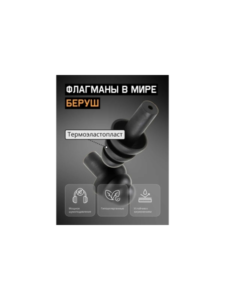 Беруши многоразовые Jeta Safety 32 дБ, бокс JEM-732
