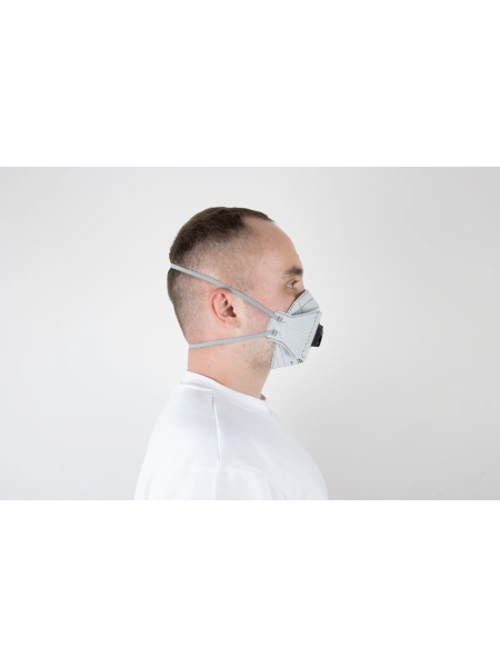 Одноразовый респиратор с углем трехпанельным с клапаном FFP2 NR D, 240шт Jeta Safety JM-9326-box