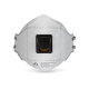 Одноразовый респиратор с углем трехпанельным с клапаном FFP2 NR D, 240шт Jeta Safety JM-9326-box