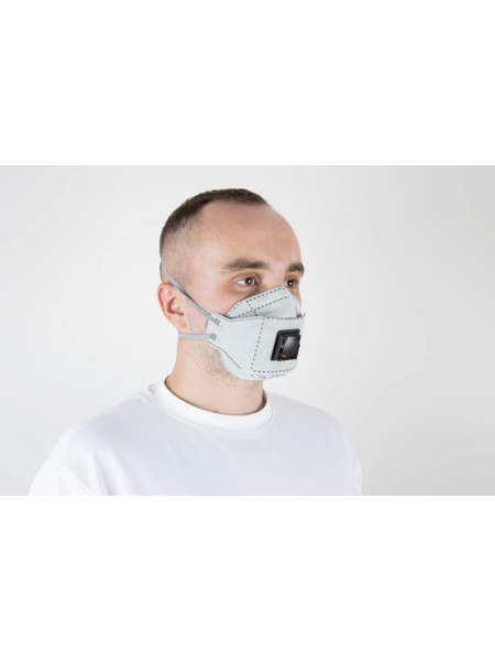 Одноразовый респиратор с углем трехпанельным с клапаном FFP2 NR D, 240шт Jeta Safety JM-9326-box