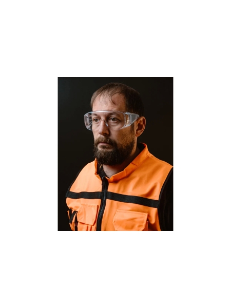 Очки защитные открытые от запотевания и царапин Jeta Safety прозрачные линзы JSG-4411