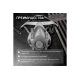 Полумаска многоразовая фильтрующая Jeta Safety из термопласта, размер S, коробка 20шт 5500P-box-S