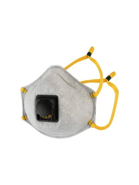 Респиратор с клапаном Jeta Safety 10 шт, с углем A с регулировкой, FFP1 R D, чашеобразный JM-7616