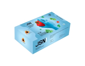 Нитриловые перчатки для малярных работ JetaSafety Light синие, 100 шт. JSN110