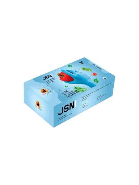 Нитриловые перчатки для малярных работ JetaSafety Light синие, 100 шт. JSN110