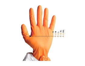Перчатки с пенонитриловым покрытием JetaSafety размер XL/10, 12 пар JN041-XL