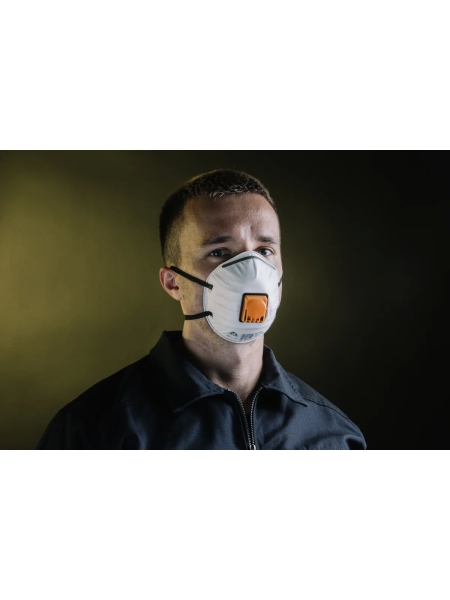 Респиратор с клапаном Jeta Safety 1 шт FFP2 NR D чашеобразный JM-8622MP