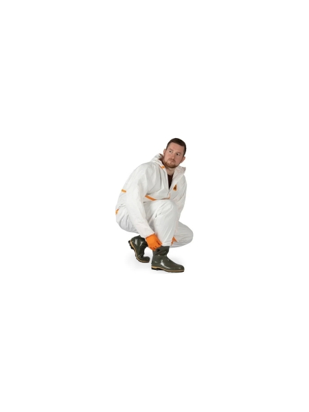 Комбинезон химзащиты Jeta Safety 4 тип, 65 г/м², с проклеенными швами, разм.XXL/54-56 JPC-70-XXL