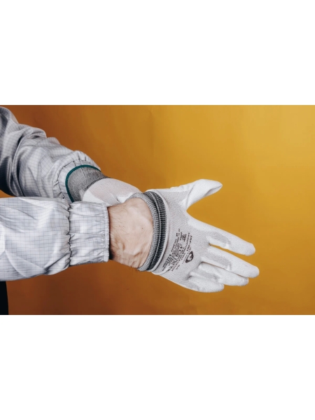 Антистатические перчатки с пу покрытием Jeta Safety размер 8/M JAP-101-M