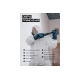Комбинезон химзащиты Jeta Safety с дышащей вставкой из SMS , плотн.65 г/м², р.XXXL/56-58, JPC-65-XXXL
