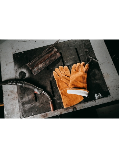 Краги сварщика с подкладкой Jeta Safety JWK301 Ferrus оранжевые, р.10/XL JWK301-XL