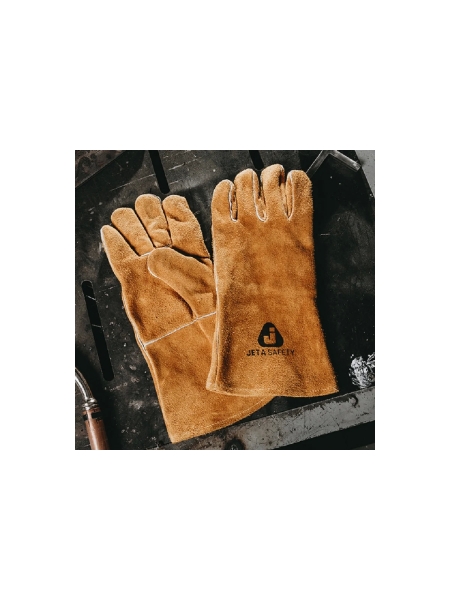 Краги сварщика с подкладкой Jeta Safety JWK301 Ferrus оранжевые, р.10/XL JWK301-XL