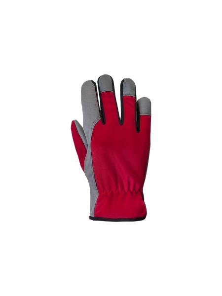 Рабочие трикотажные перчатки Jeta Safety из PU кожи, размер L/9 JLE621-9/L