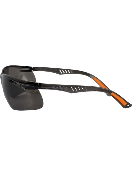 Очки защитные от царапин и запотевания Jeta Safety дымчатые линзы, JSG-7680S